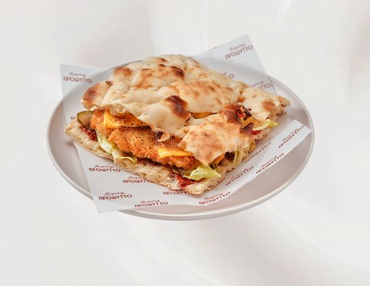 Сэндвич с цыпленком кацу