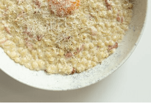 Макарошки карбонара