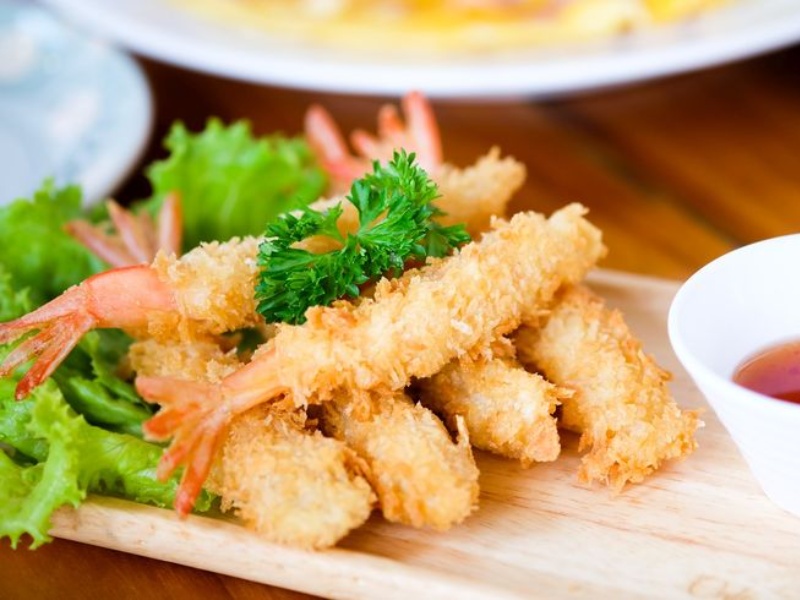 Креветки Темпура