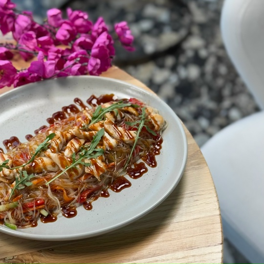 Фунчоза с курицей