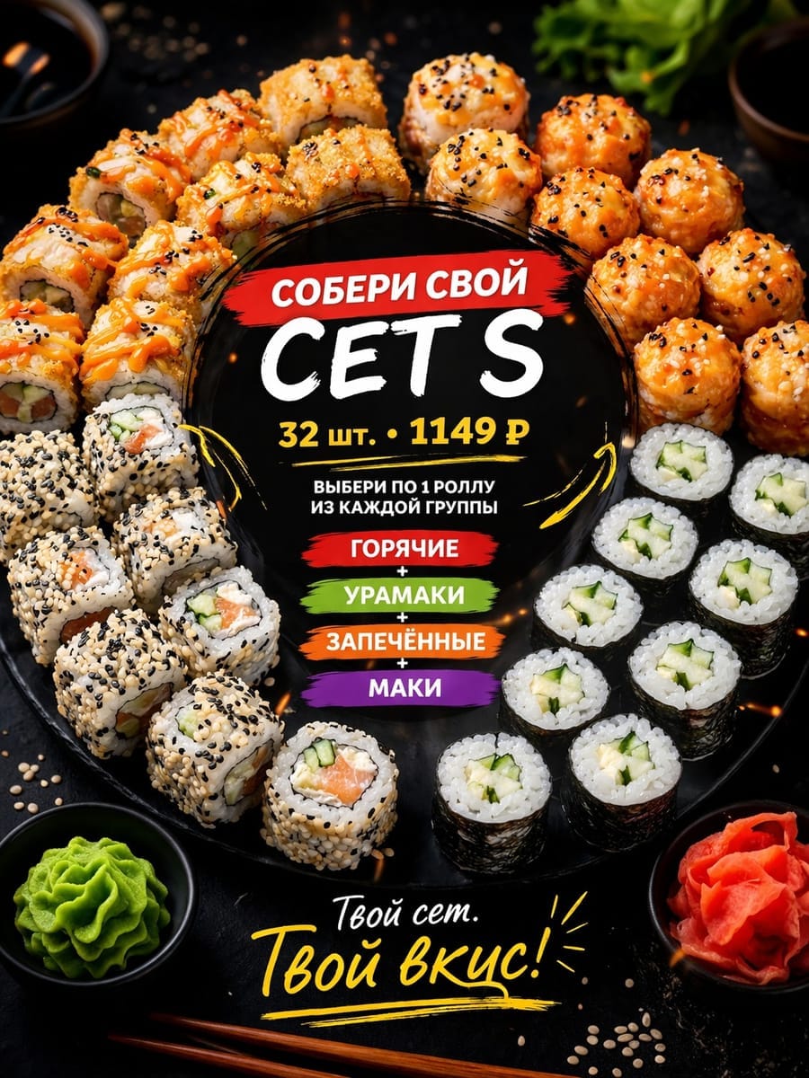 Собери свой сет S