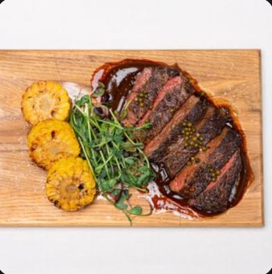 Стейк Чак-Ролл с кукурузой