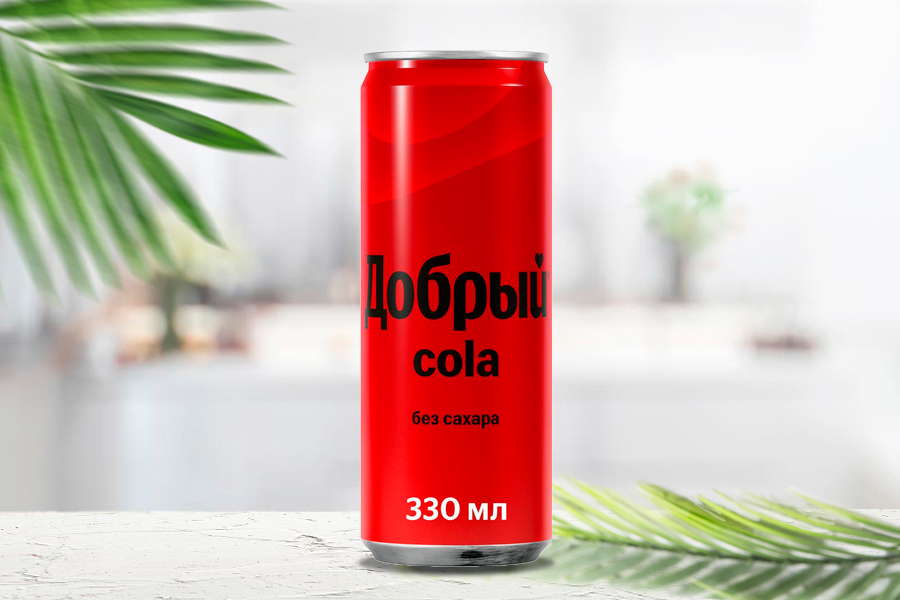 Добрый кола без сахара 0,33л