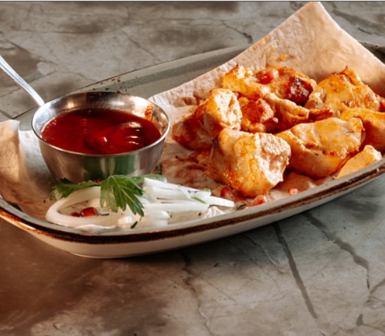 Шашлык из филе куриной грудки