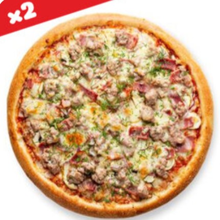 Пицца Деревенская (двойная начинка) 35см