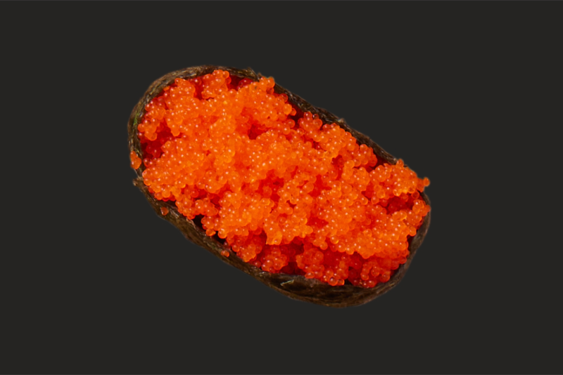 Гункан с икрой капеллана