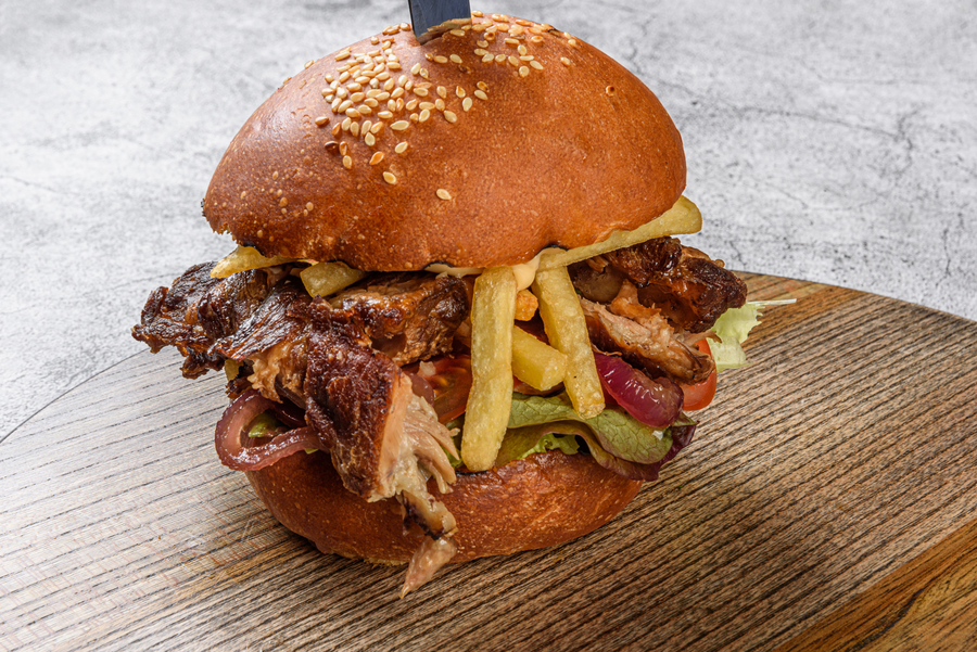 Бургер с говядиной
