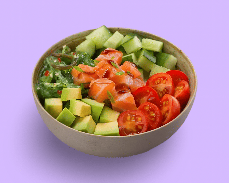 Поке с лососем