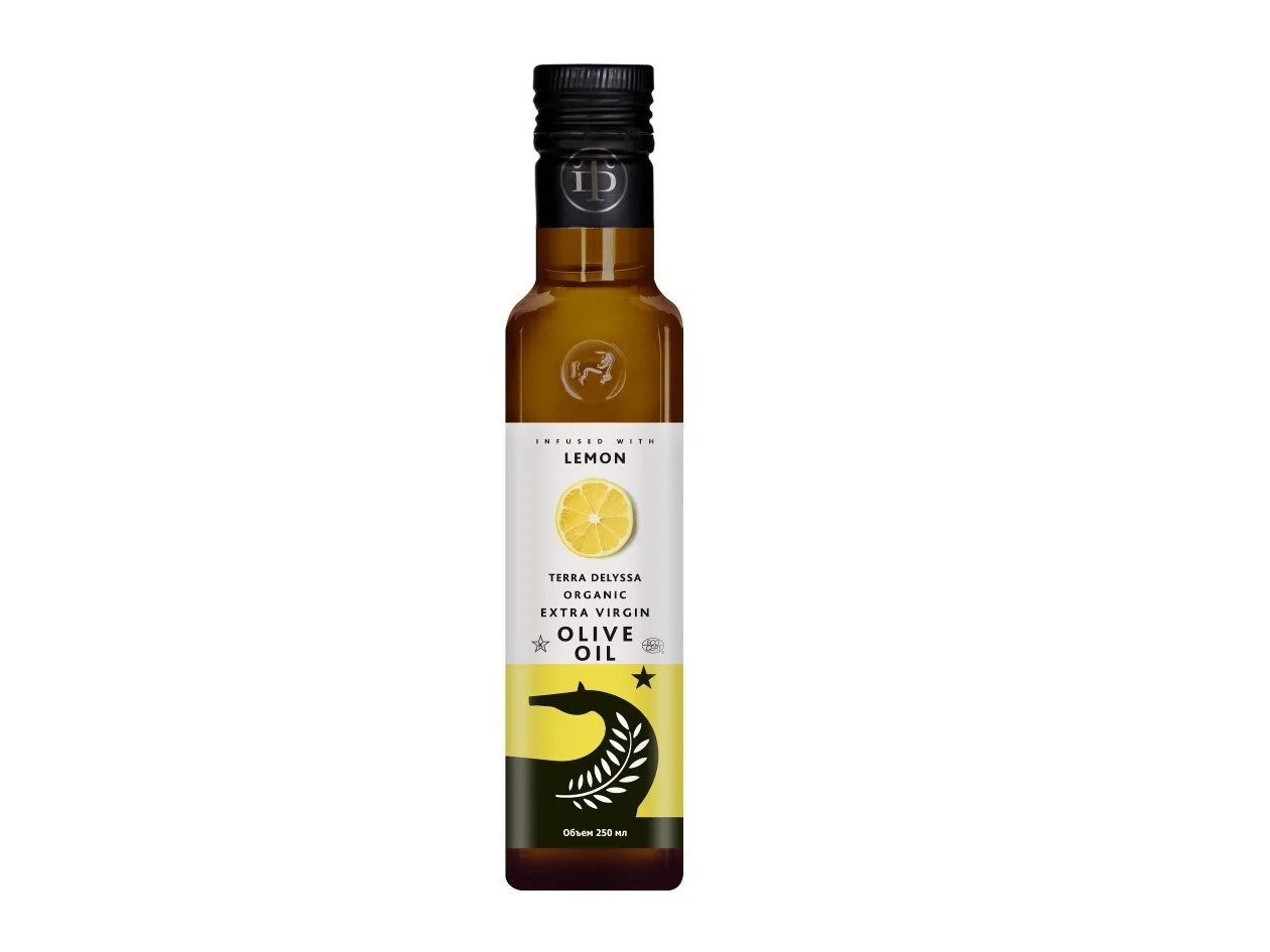 Масло оливковое Terra Delyssa Organic Extra Virgin с экстрактом лимона