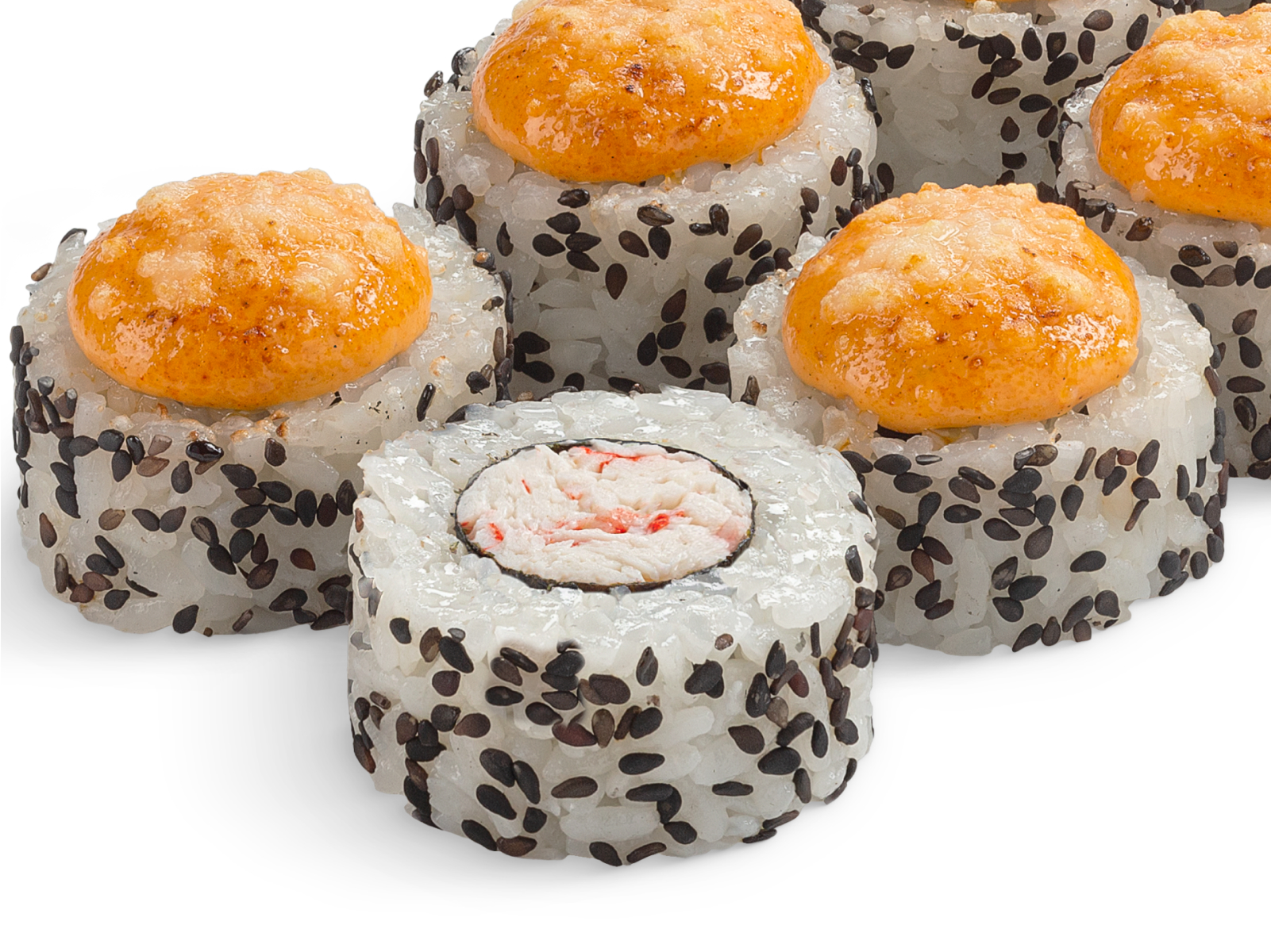 Ролл Сансей с белым соусом