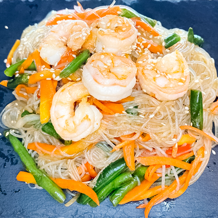 Фунчоза с овощами