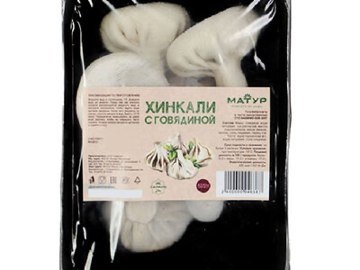 Хинкали с говядиной п/ф 6шт конт