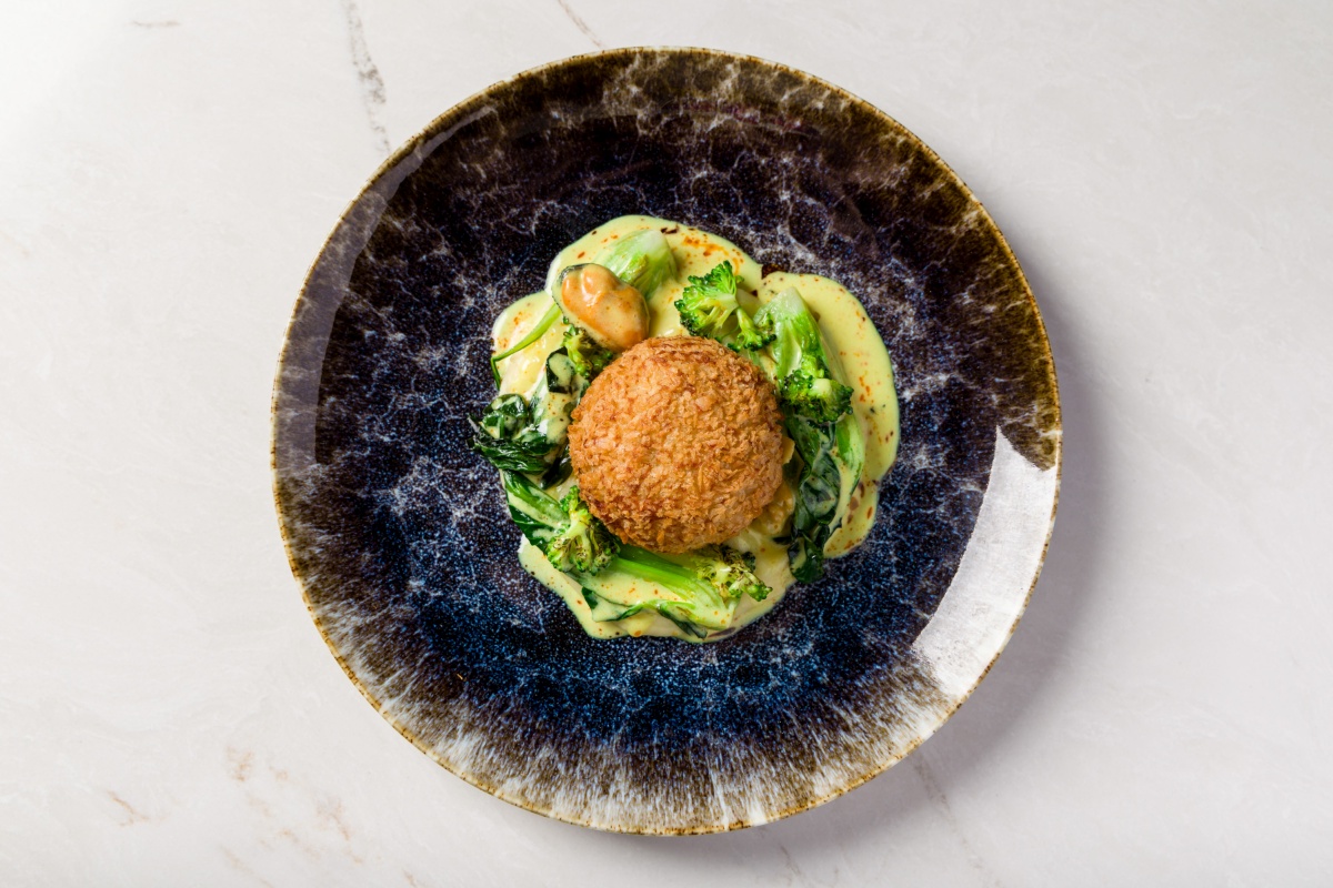 Котлета из судака с картофельным пюре