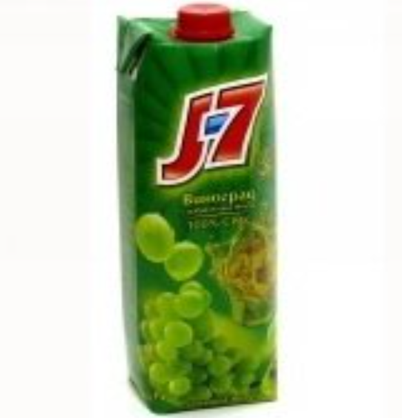 Сок J7 белый виноград 1л