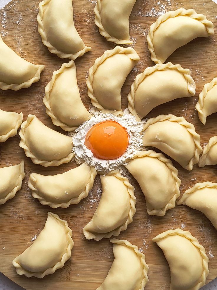 Вареники с картофелем.