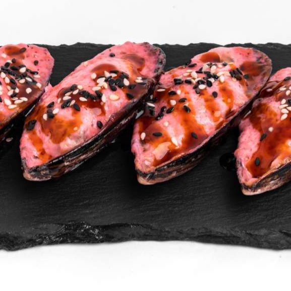 Мидии в соусе масаго