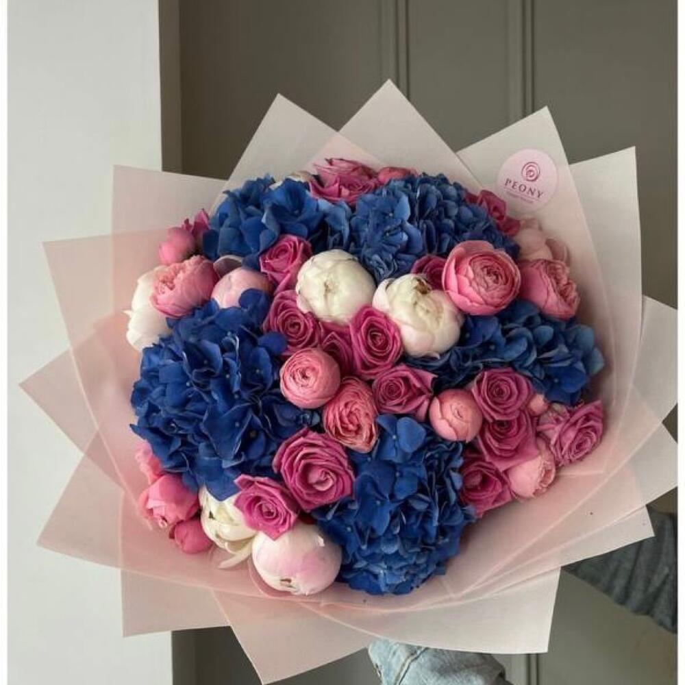 Букет из гортензий 