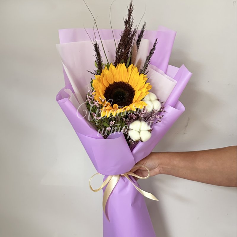 Сборный букет «Провожая лето»