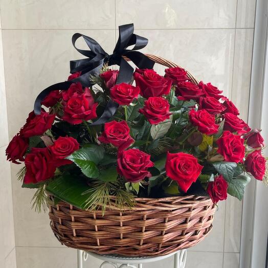 Траурная корзина