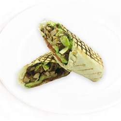 Шаурма с люля-кебабом из курицы