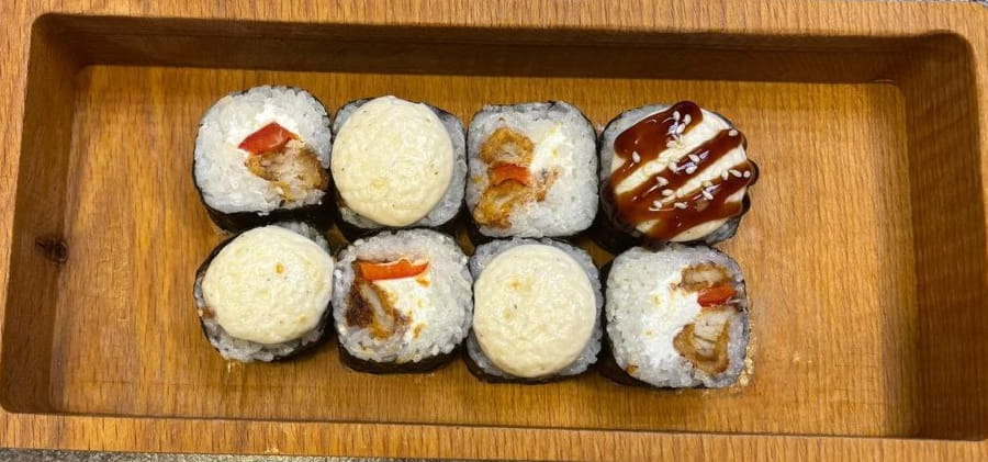 Запеченный окунь