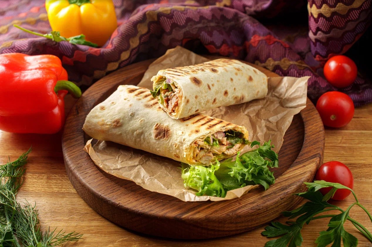 Шаурмаури из курицы и свинины