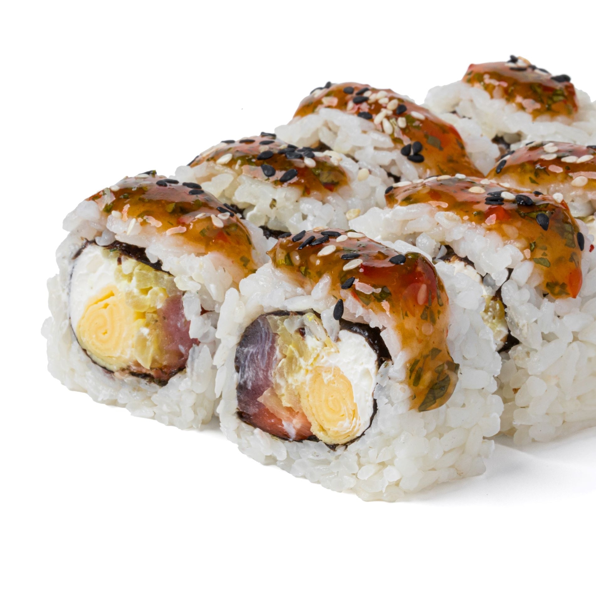 Ролл лосось никей