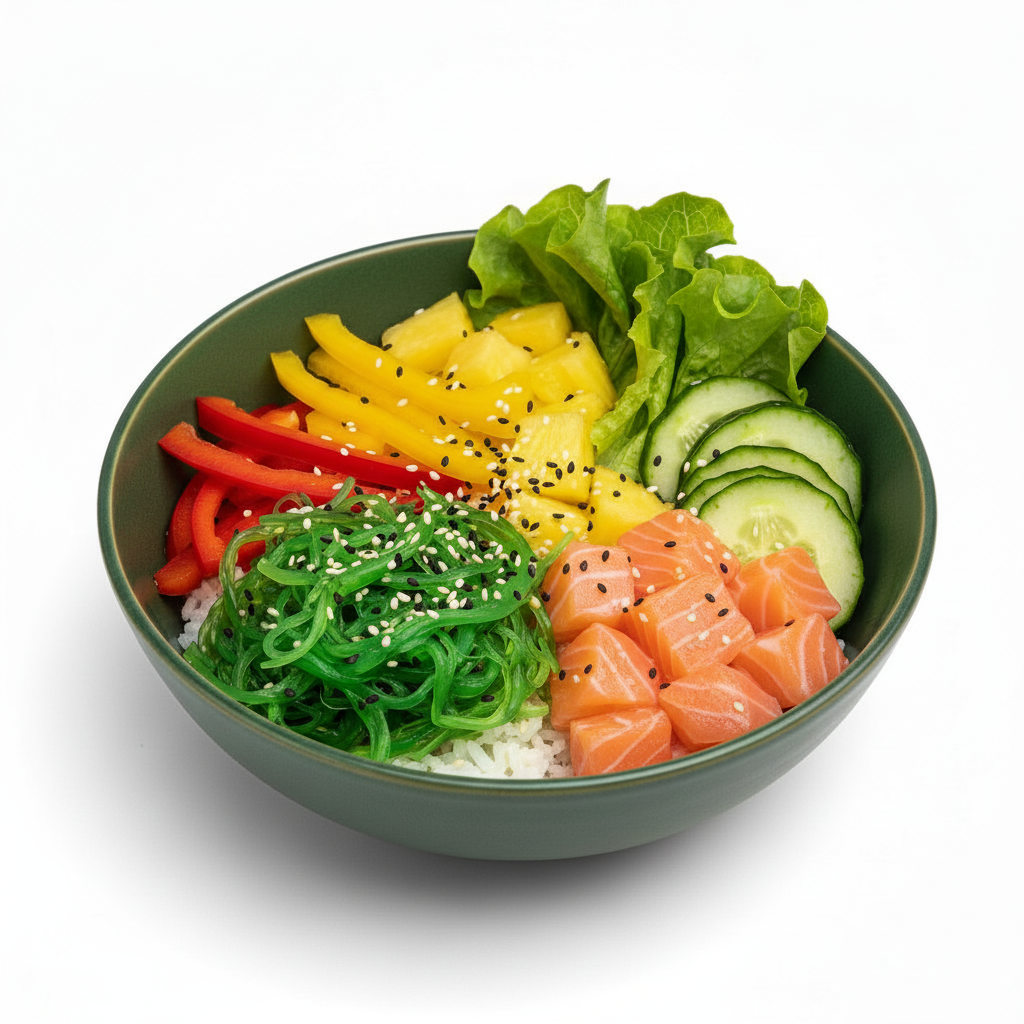 Поке с форелью