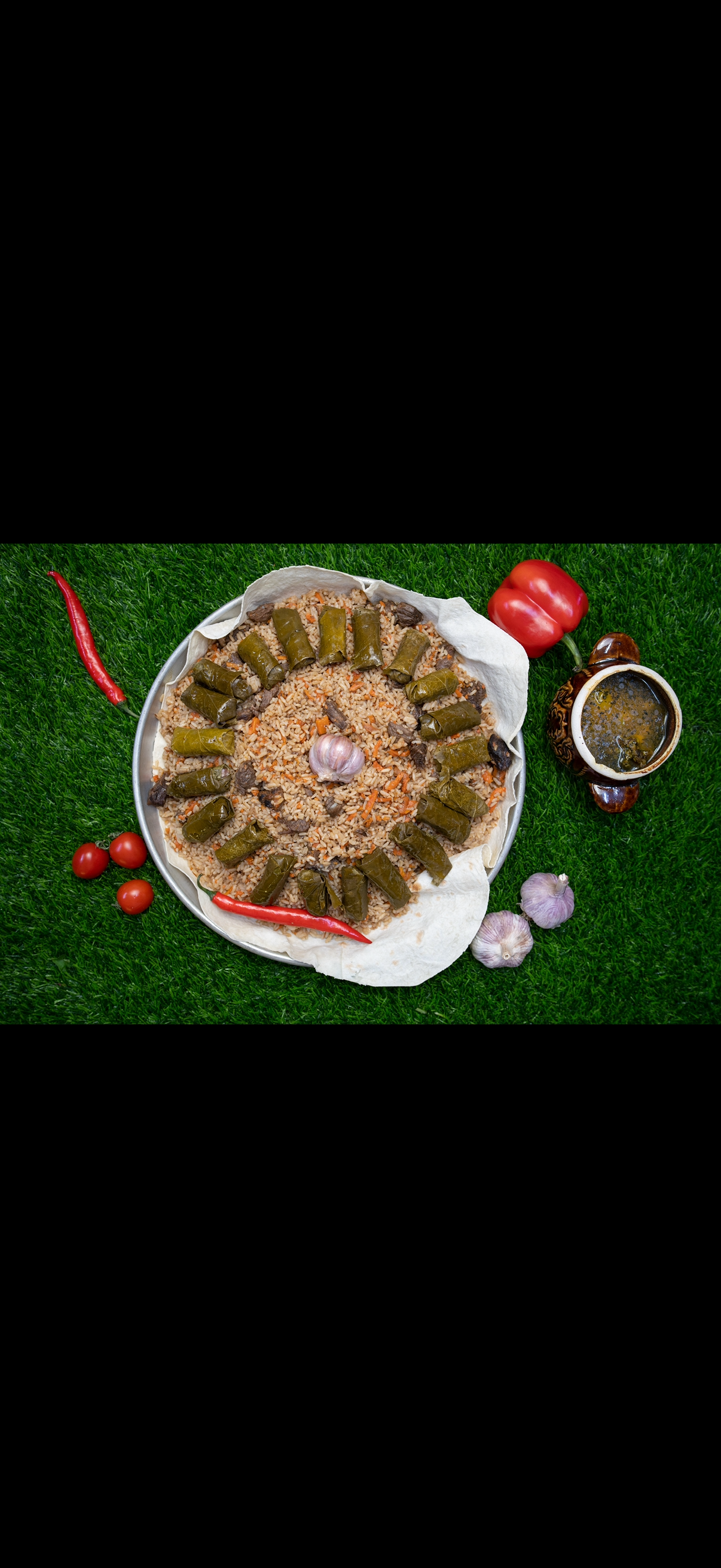 Плов с долмой  