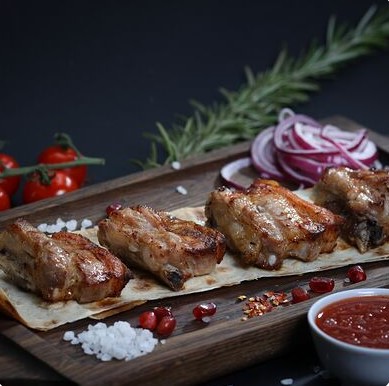 Шашлык из свиных рёбрышек