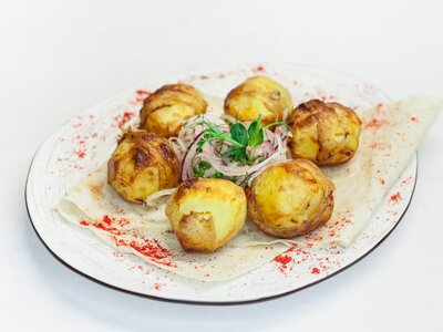 Картофель в сеточке