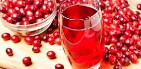 Морс клюква бутылка 1л