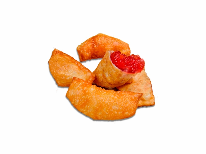 Мини-чебуреки с клубничным джемом