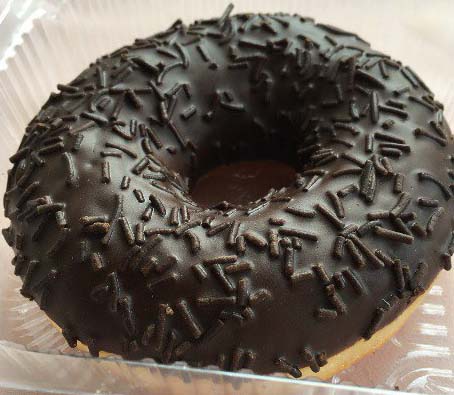 Донат с начинкой шоколад