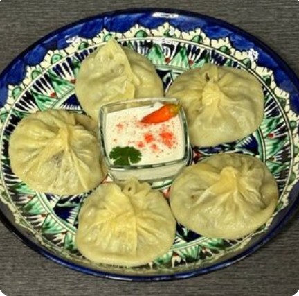 Манты с рубленой говядиной и сюзьмой