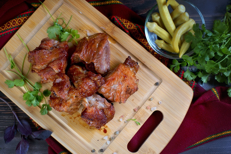 Шашлык из свиной шеи