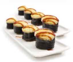 Запеченный ролл с курицей