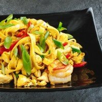 Сингапурская лапша с цыплёнком карри 330г
