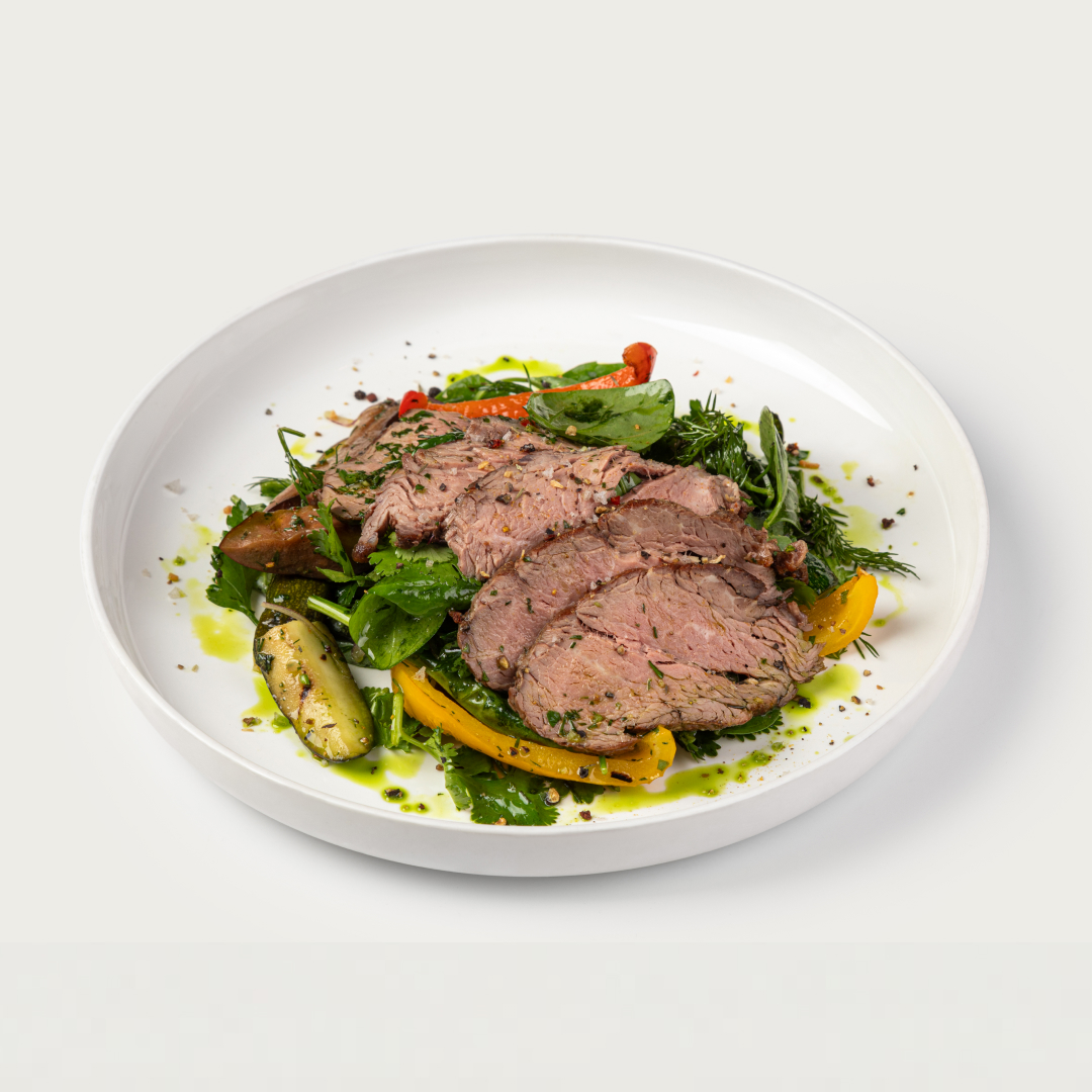 Салат с ростбифом