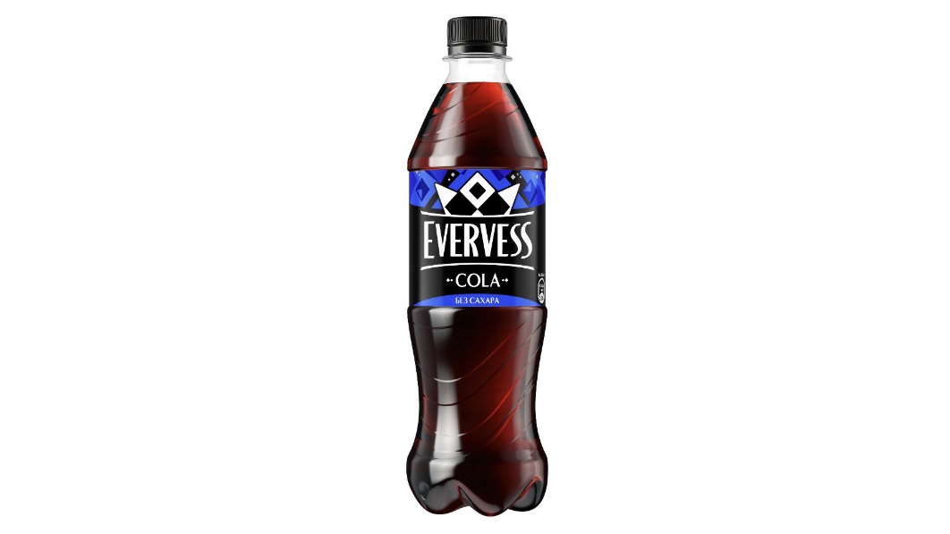 Лимонад Evervess Кола (без сахара) 0,5 л.
