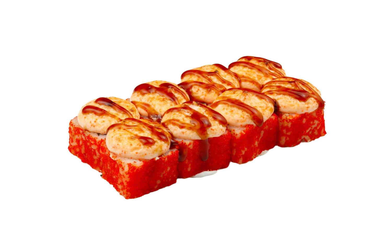 Запечённая Филадельфия тобико