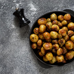 Шашлык из молодого картофеля