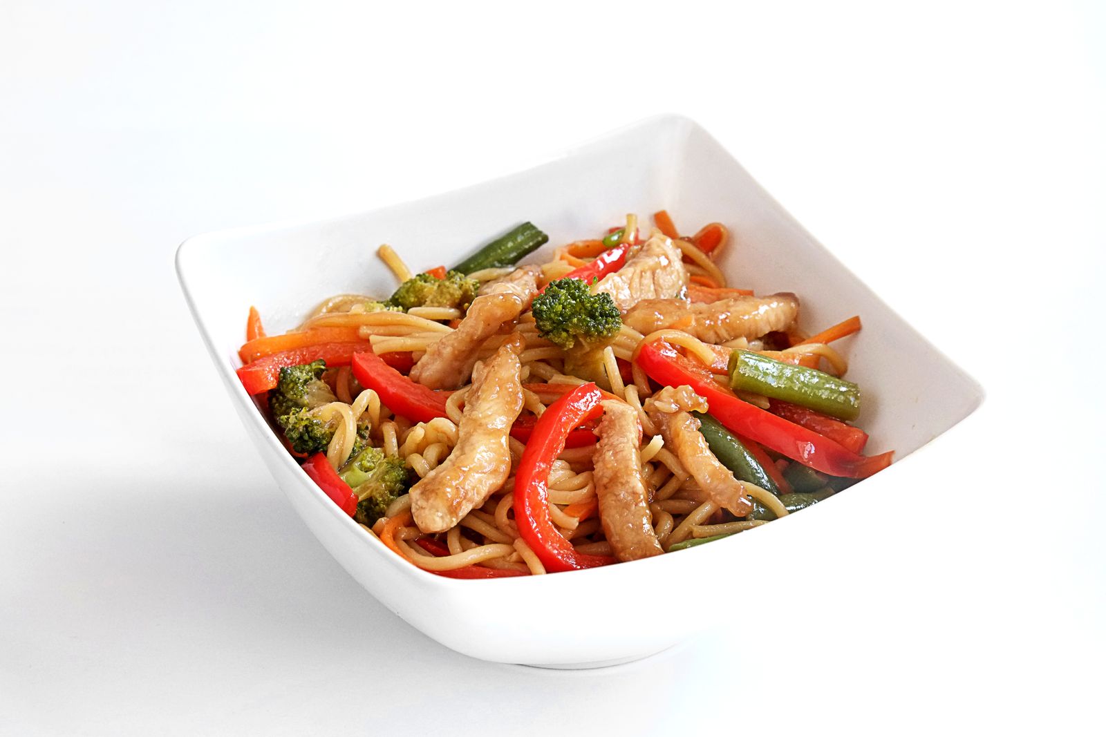 Wok со свининой