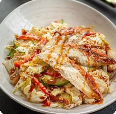 Салат с угрем