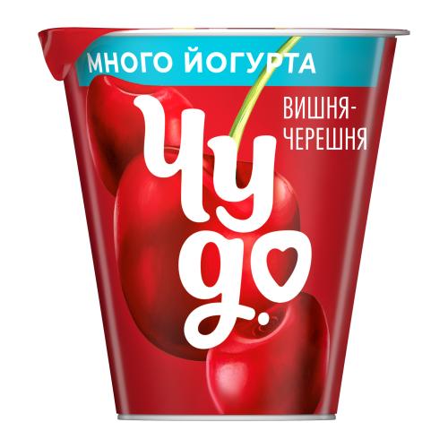 Йогурт вязкий живой Чудо Вишня-Черешня 2.5% 290г