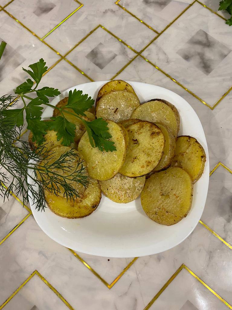 Картофель на мангале