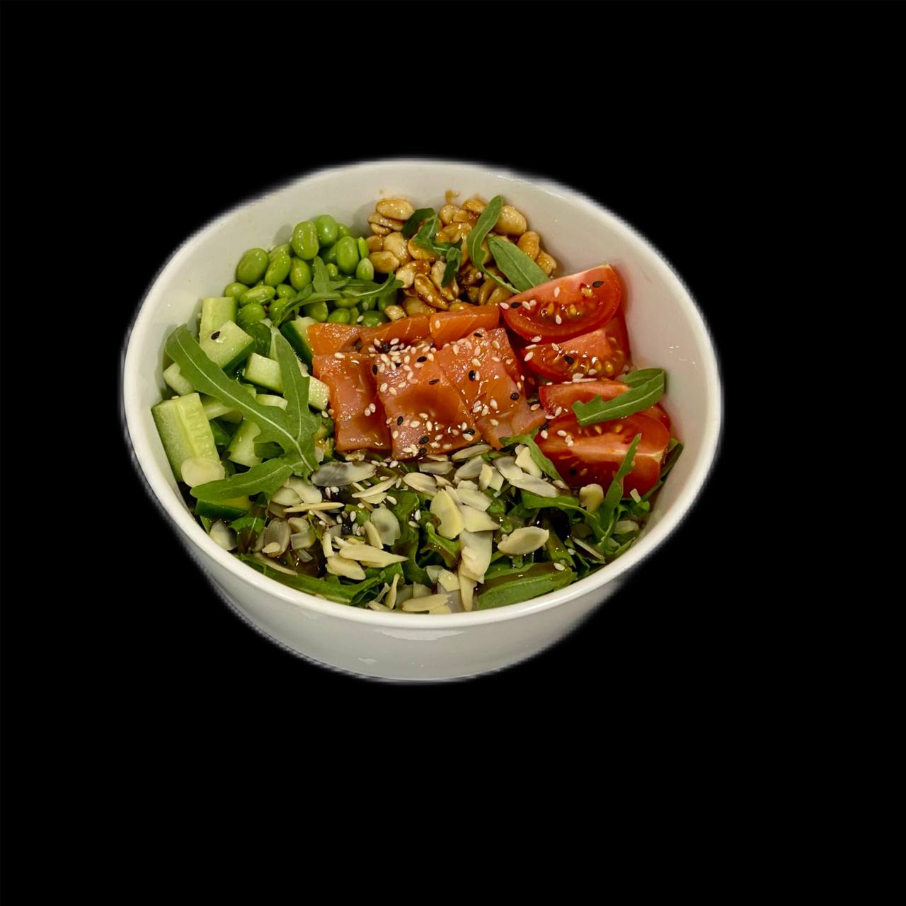 Поке боул с лососем