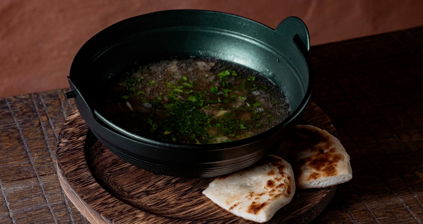 Шурпе с пшённой крупой
