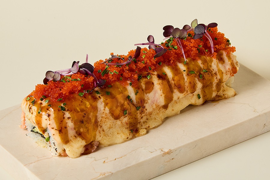 Ролл запечённый краб