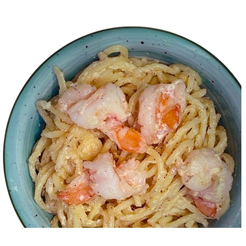 Паста с креветками